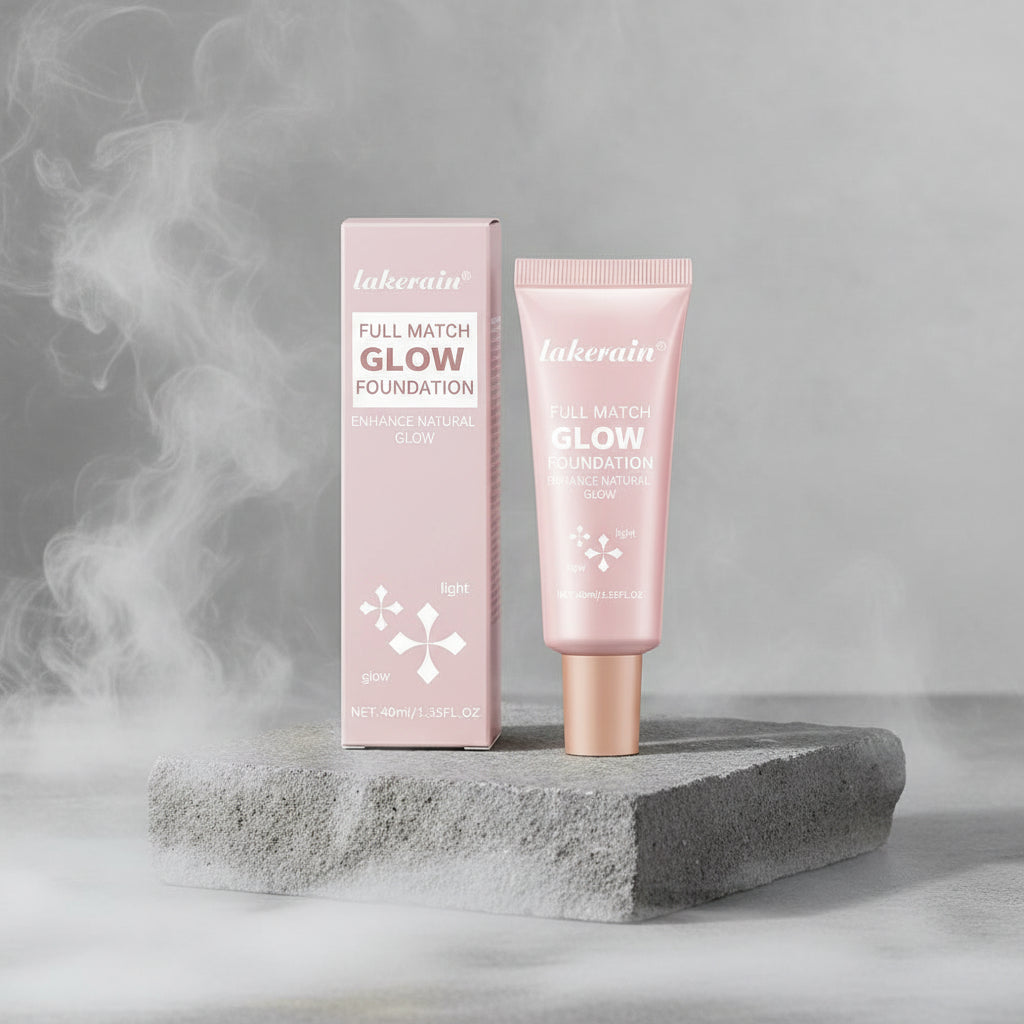 Lakerain Glow Foundation Illuminator 40ml – Fond de Ten Lichid cu Efect Glow | 4 Nuanțe | Multi-Purpose