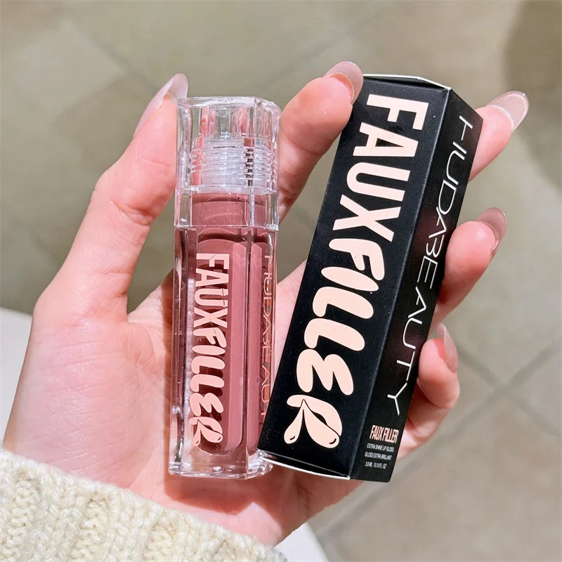 Huda Beauty Lip Gloss Multicolor cu Glitter & Ulei