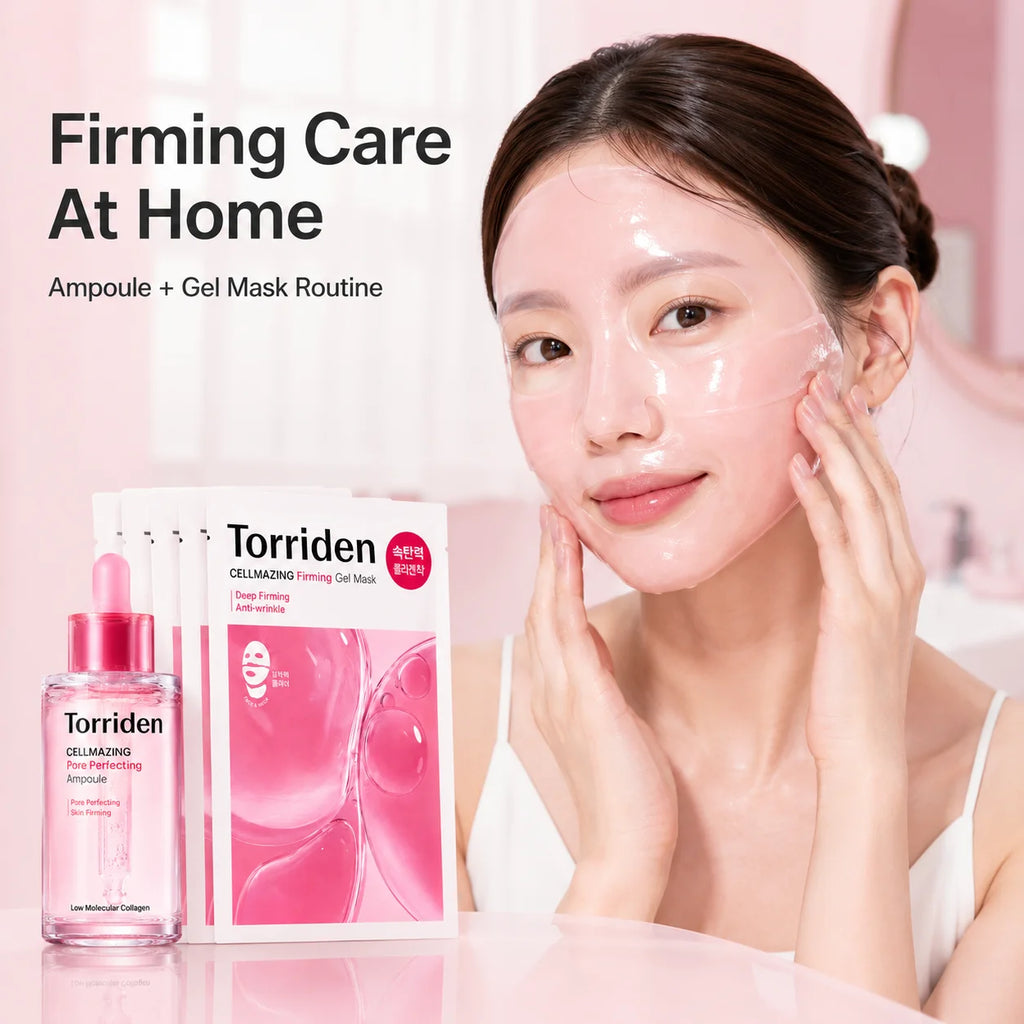 Torriden CELLMAZING Colagen Low-Molecular Ampulă & Mască Gel Kit