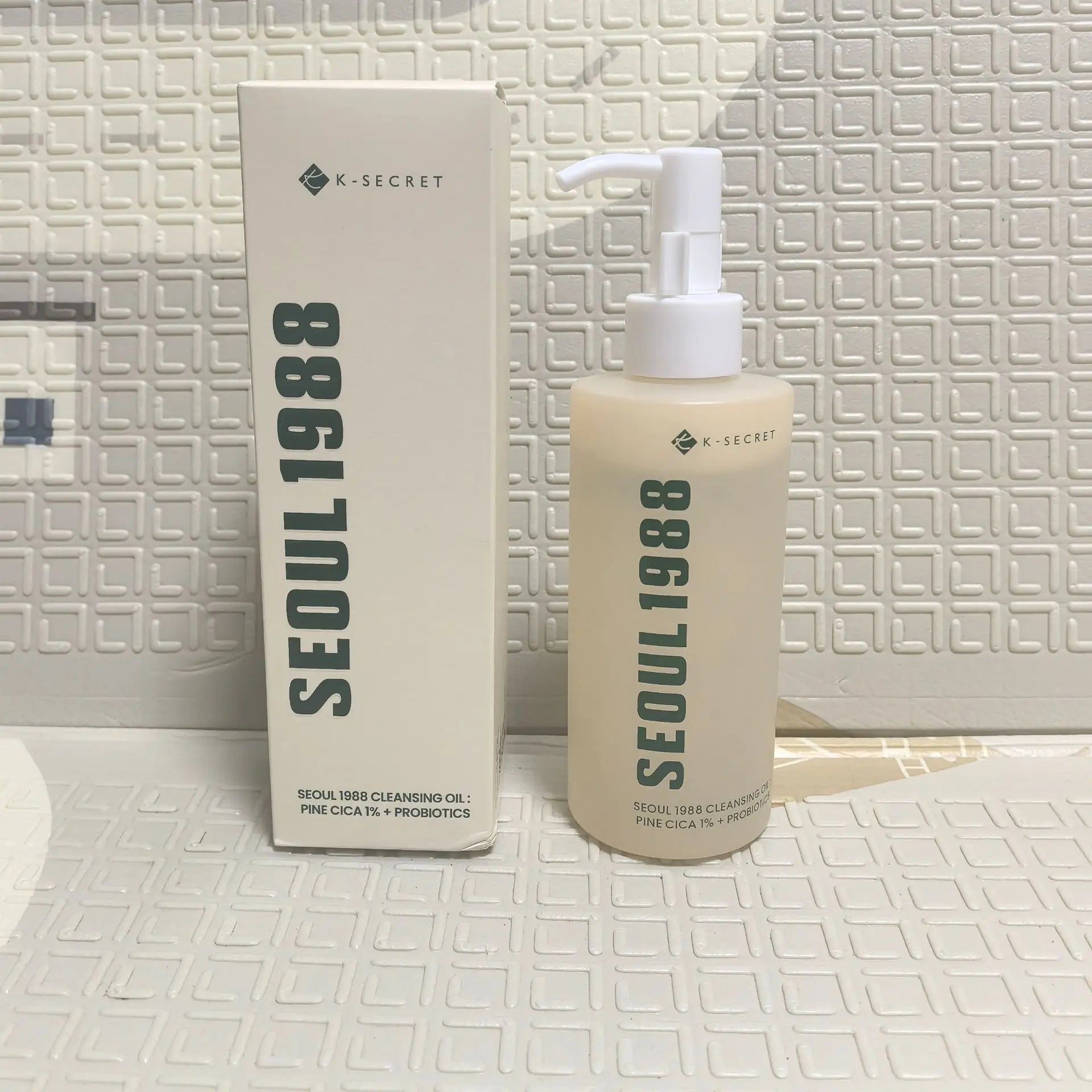 K-SECRET Seoul 1988 Skincare – Ser Ginseng, Retinol, Colagen & Esență Orez | Spumă Curățare, Protecție Solară & Demachiant | Feminin