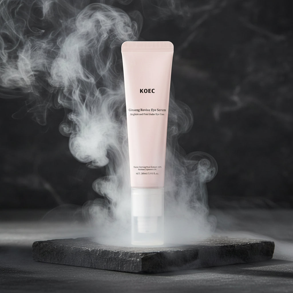 KOEC Revive Eye Serum Cream 30ml – 10% Ginseng Coreean + 2% Retinol | Cercănele, Riduri Fine & Fermitate | CPNP