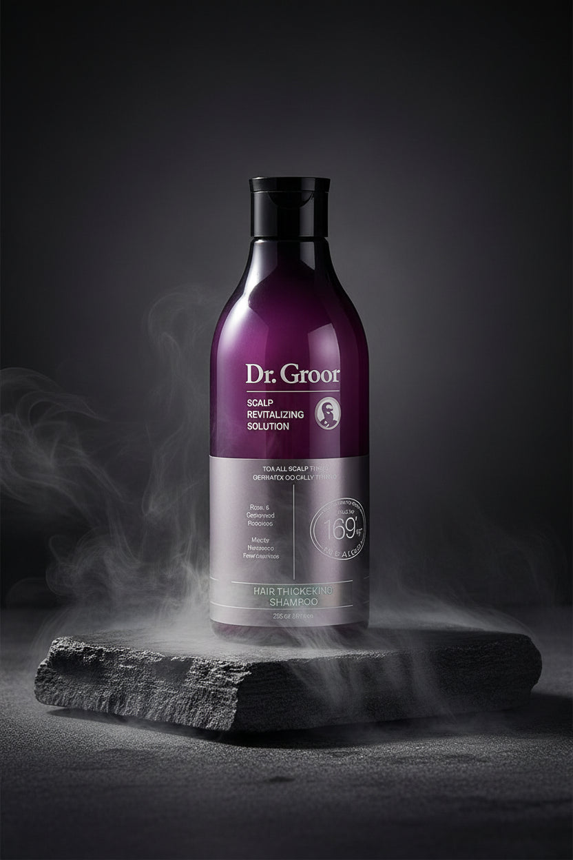 Dr.Groot Anti Hair Loss Șampon & Balsam Volumizant Set – Anti-Cădere, Anti-Mătreață & Oil-Control | 385ml + 250ml