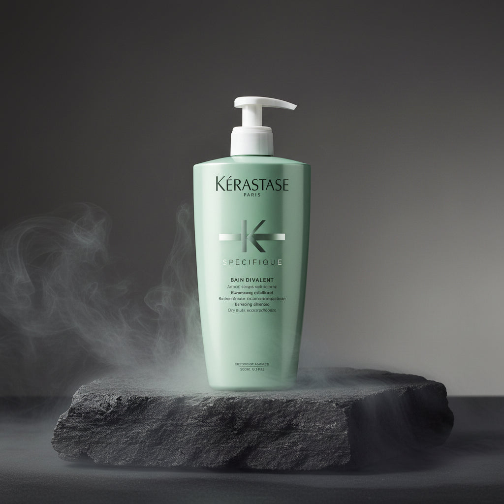 Kérastase Spécifique Bain Divalent Șampon 500ml – Scalp Gras & Lungimi Uscate | Echilibru & Purificare | Made in France