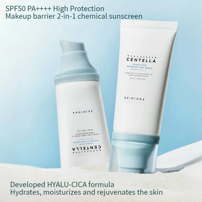 SKIN1004 Hyalu-Cica Moisture Cream + Sun Serum SPF50 75ml – Duo Hidratare & Protecție Solară | Centella | Korean Skincare