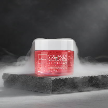 Collagen Jelly Cream 50g – Niacinamidă & Colagen Hidrolizat | Întărire Barieră, Hidratare 24H & Luminozitate | Pori Minimizați