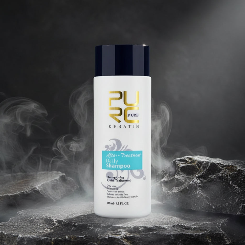 PURC Keratin Treatment Brazilian 100ml – Îndreaptă Părul Ondulat & Creț | Efect 3-4 Luni | 4 Concentrații