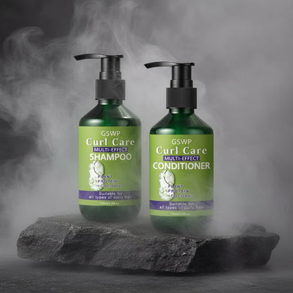 GSWP Curly Hair Set 200ml – Șampon & Balsam pentru Păr Creț | Hidratare Profundă & Definire Bucle | CPNP