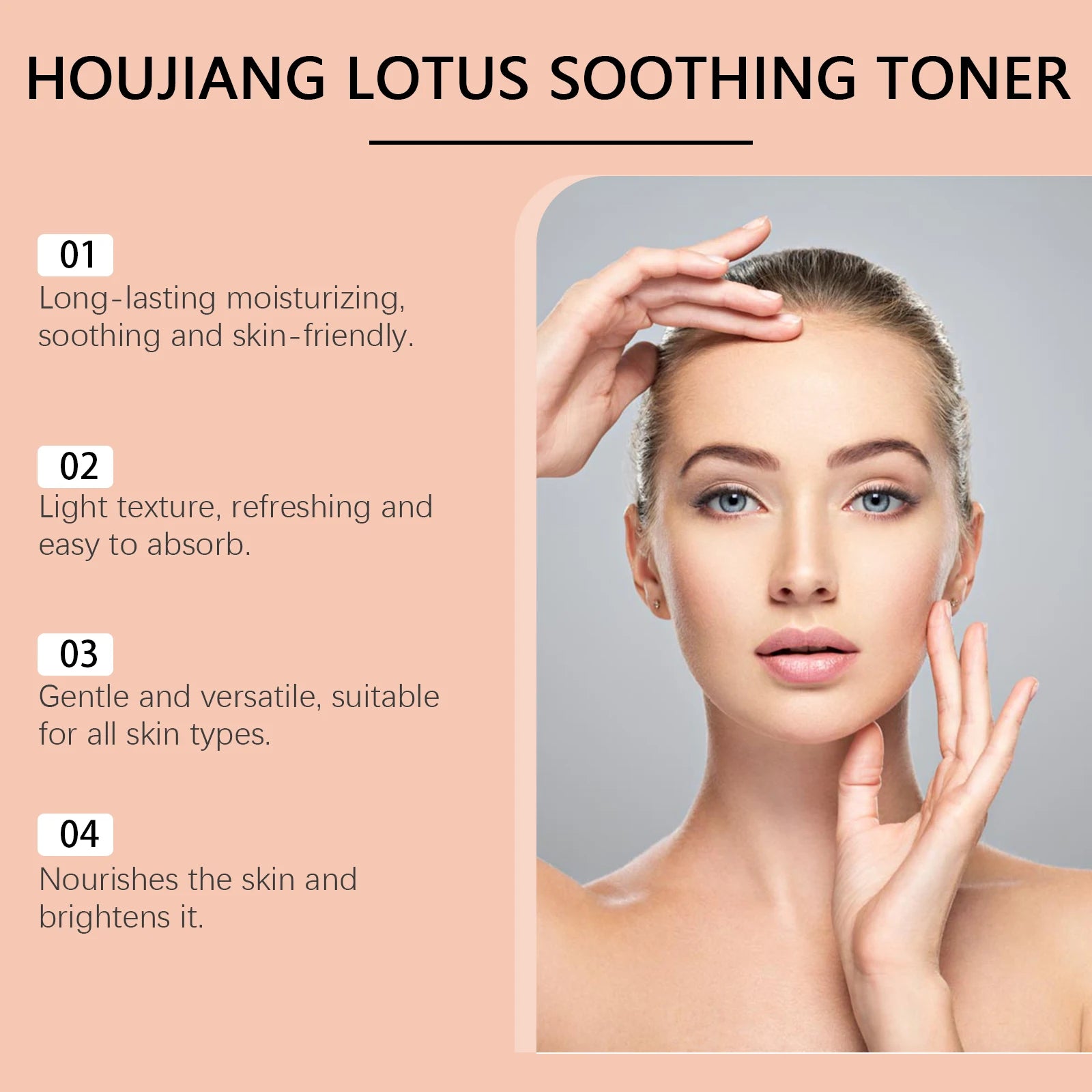Toner cu Extract de Lotus & Centella Asiatica – Calmare, Hidratare & Minimizare Pori | 100ml