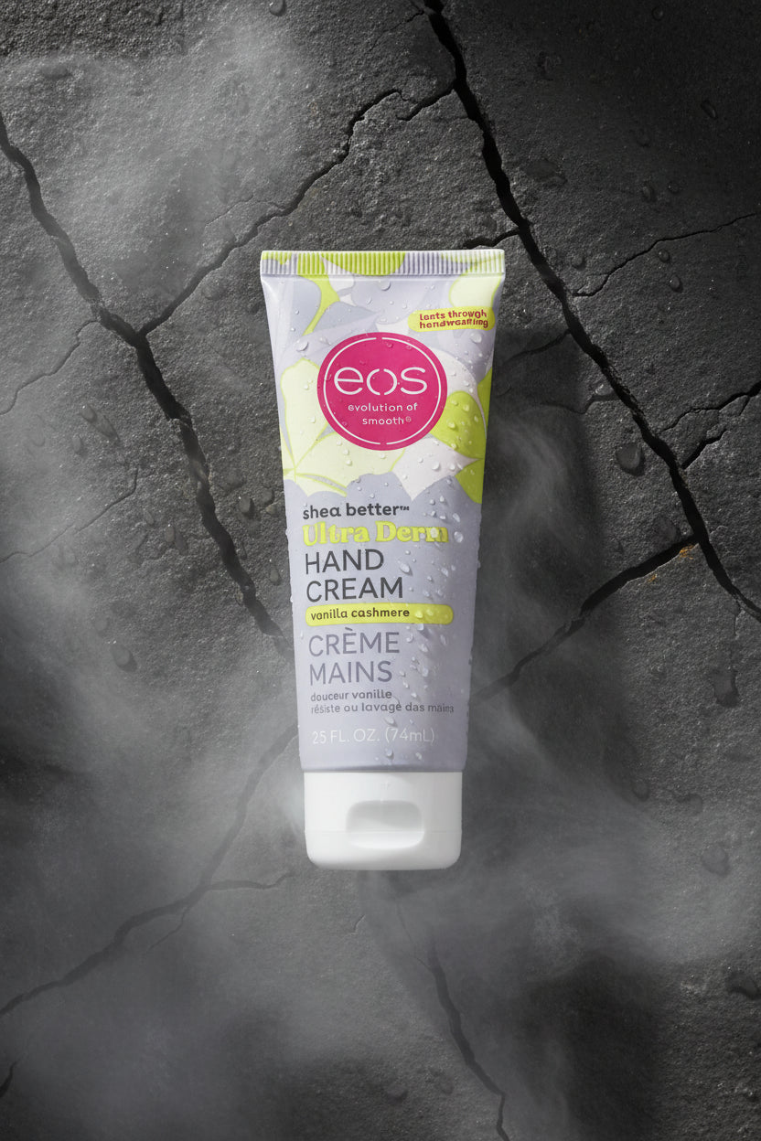 EOS Shea Better 74ml Hand Cream - Ultra Derm Moisturizing Shea Butter Enriched For Dry Cracked Skin Repair 24H Hand Skin Care