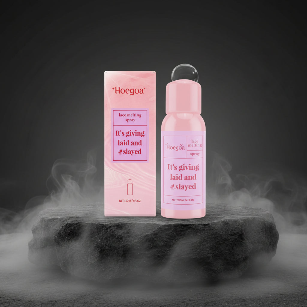 HOEGOA Spray Adeziv Peruci Lace Front 120ml – Rezistent la Apă | Fixare Puternică & Invizibilă