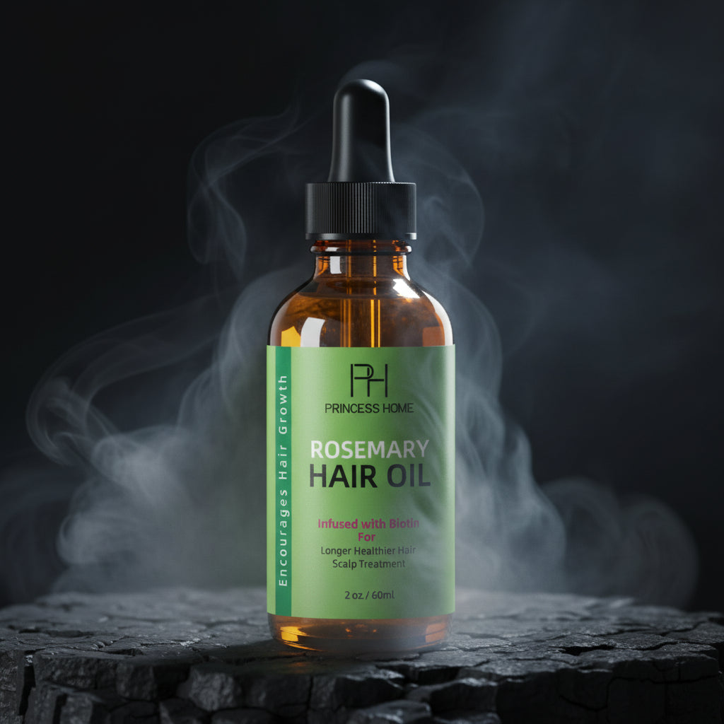 PH Princess Home Ulei Rozmarin Scalp & Păr 30ml – 20+ Uleiuri Esențiale, Biotină | Toate Tipurile de Păr