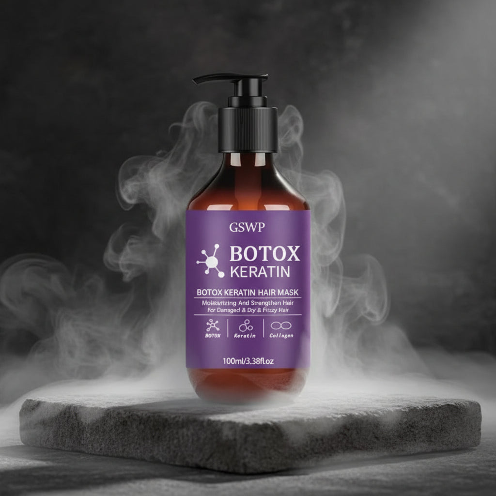 GSWP Botox Keratin Hair Mask 100/200ml – Mască Reparatoare Păr Deteriorat | Anti-Frizz & Hidratare | CPNP