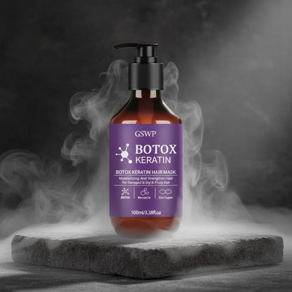 GSWP Botox Keratin Hair Mask 100/200ml – Mască Reparatoare Păr Deteriorat | Anti-Frizz & Hidratare | CPNP