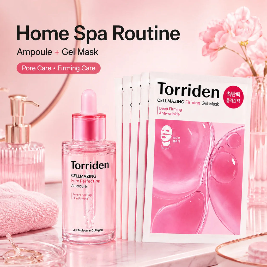 Torriden CELLMAZING Colagen Low-Molecular Ampulă & Mască Gel Kit
