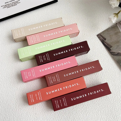 Summer Fridays Lip Butter Balm – Balsam de Buze Hidratant | Vanilla, Birthday Cake, Pink Sugar, Guava & Marshmallow | Lip Gloss Effect