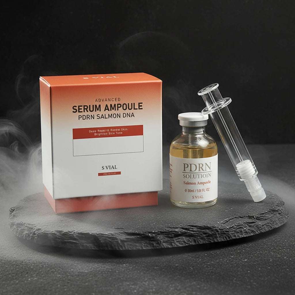 PDRN Salmon DNA Serum Ampoule Advanced skincare Deep Repair Renew Skin Brighten Tone Strengthen Barrier firming Facial Essence