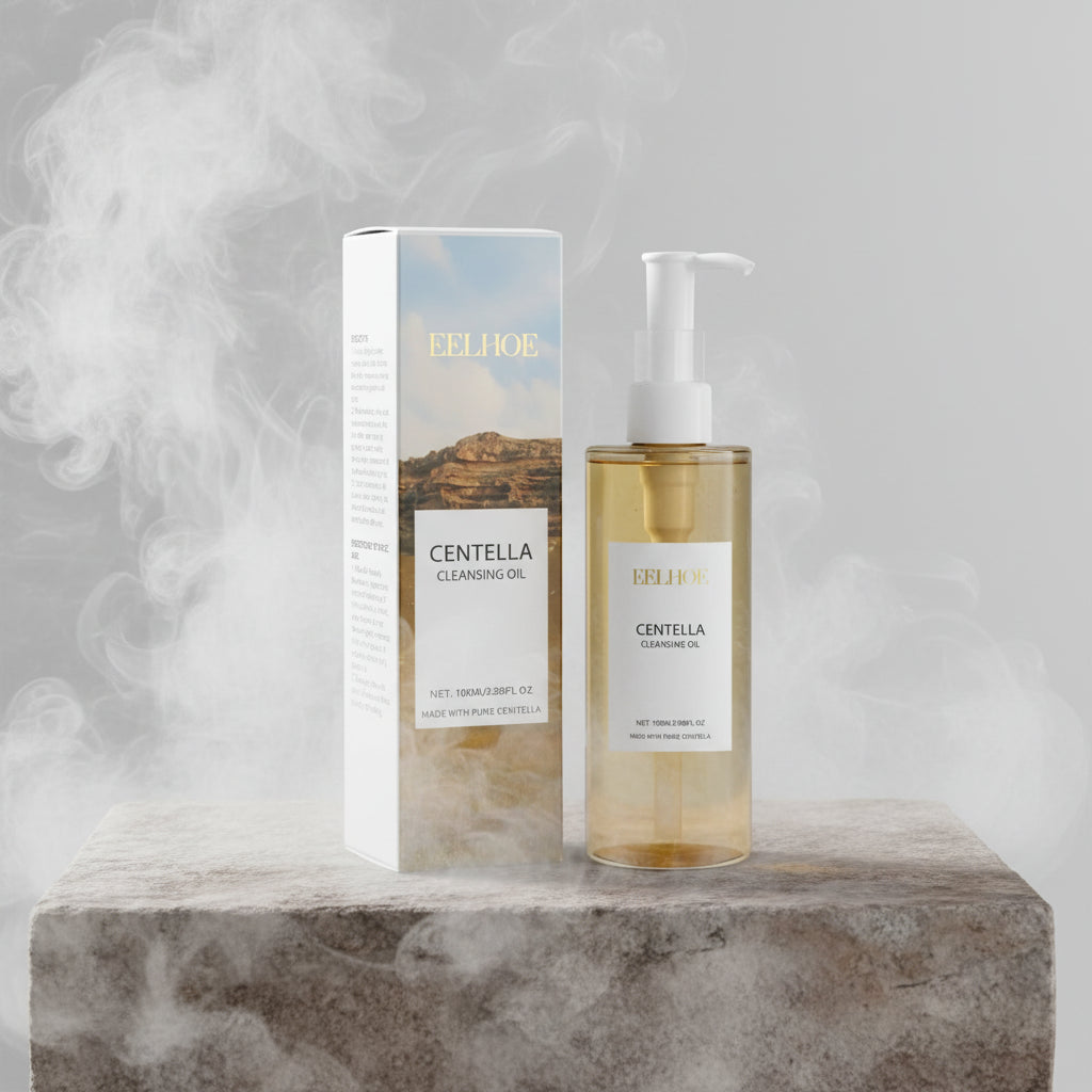 eelhoe Centella Skincare Set 3 produse – Ulei Demachiant 100ml + Spumă Ampoule 120g + Ser 30ml | Reparare Barieră & Calmare | CPNP