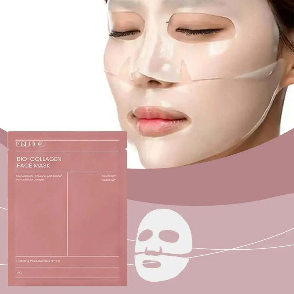 Eelhoe Bio Collagen Face Mask – Mască Overnight Hidratare Profundă, Îngustare Pori & Luminozitate | 1/5/10/12 BUC | Feminin