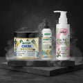 GOIPLE Set Îngrijire Păr 3-în-1 – Chebe Butter, Ulei Rozmarin & Cremă Bucle | Hidratare & Creștere