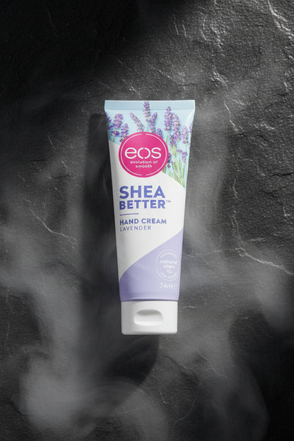 EOS Shea Better 74ml Hand Cream - Ultra Derm Moisturizing Shea Butter Enriched For Dry Cracked Skin Repair 24H Hand Skin Care