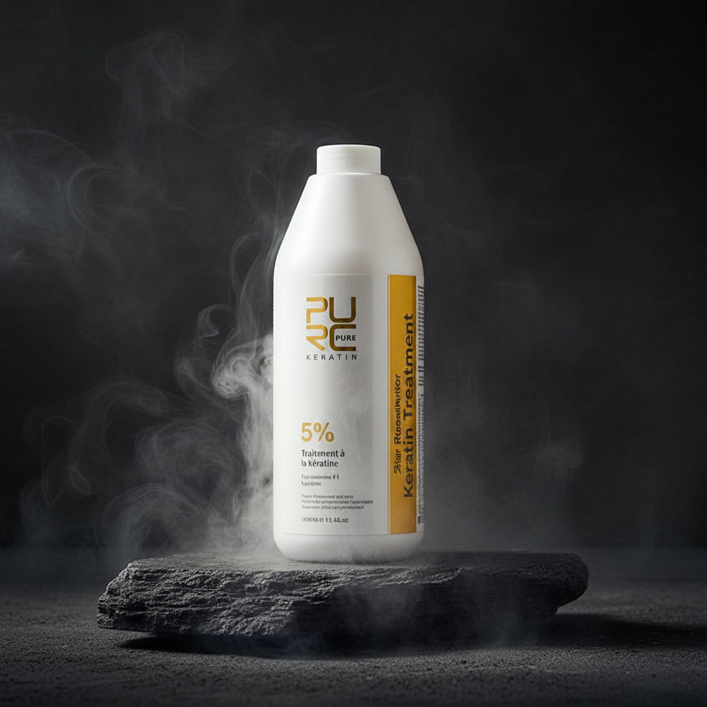 PURC Brazilian Keratin Treatment 1000ml – Tratament Profesional Salon | 4 Concentrații | Efect 3 Luni
