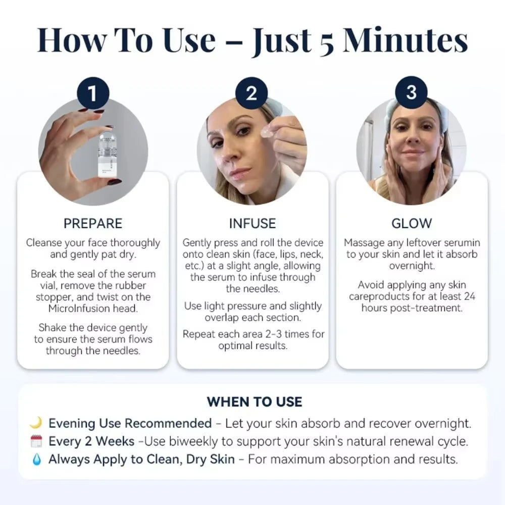 Set Korean Skincare 2 Tool-uri + 6 Esențe Hidratante