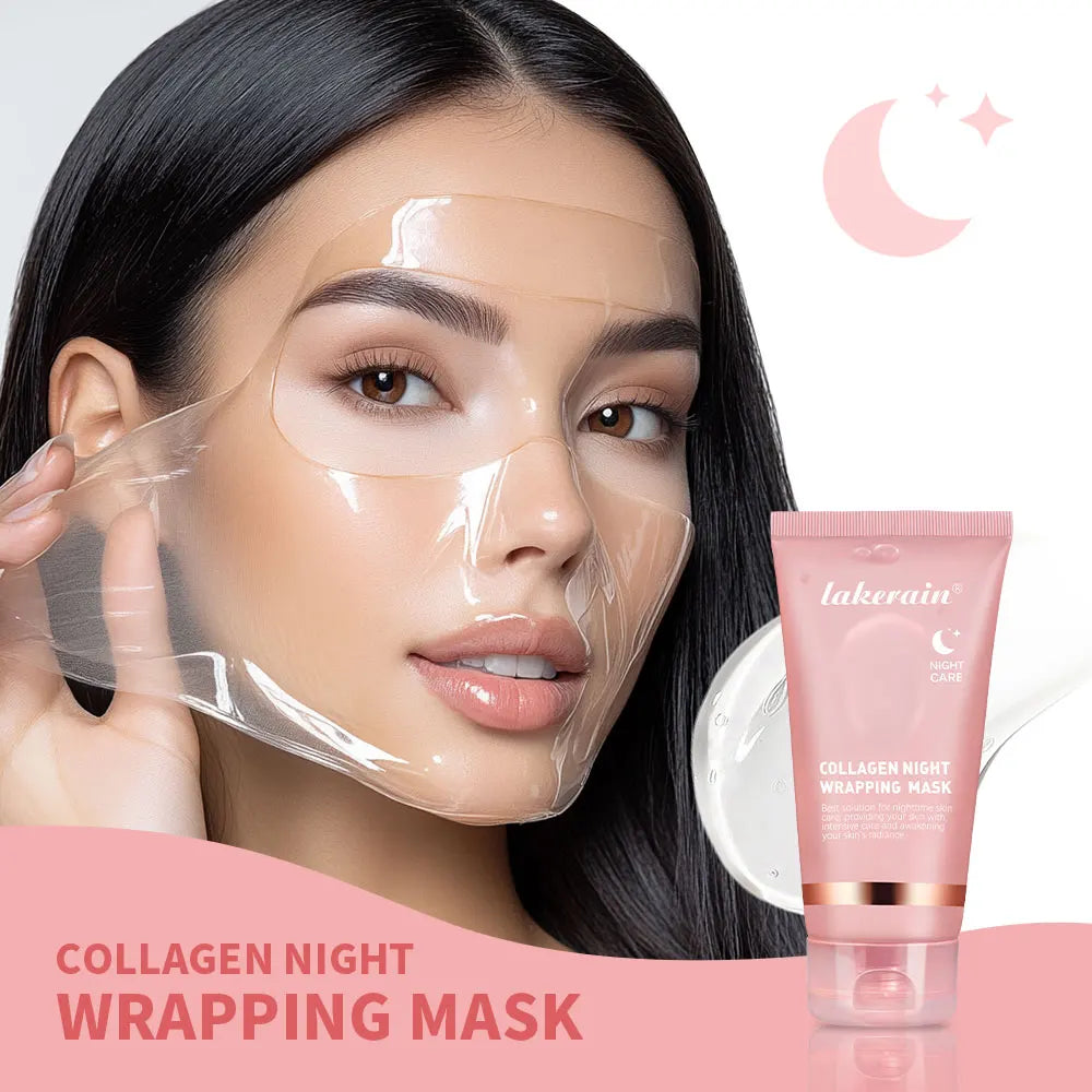 Mască Peel-Off Colagen Nocturnă cu Acid Hialuronic & Ceramide