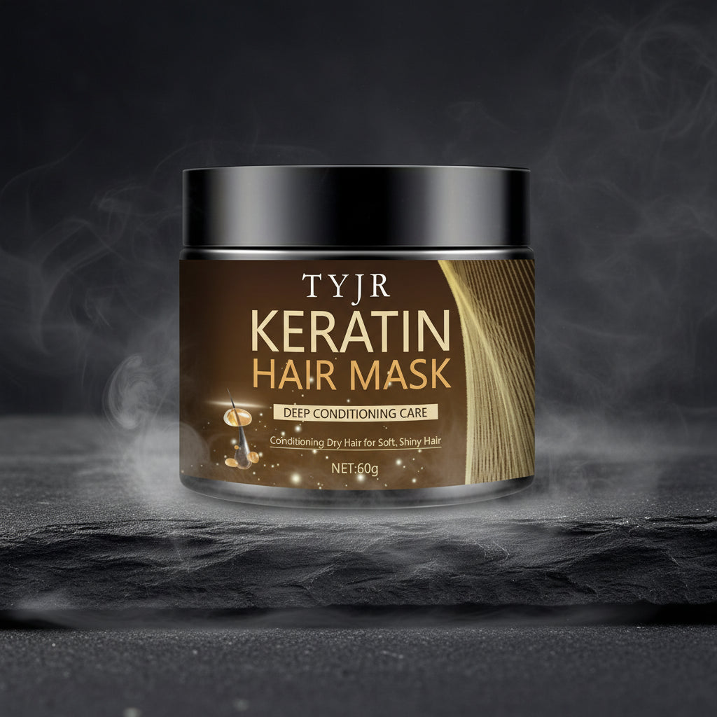 Keratin Magic Hair Mask cu Proteine din Lapte – Îndreaptă, Repară & Hidratează Părul | 60g/30g | CPNP