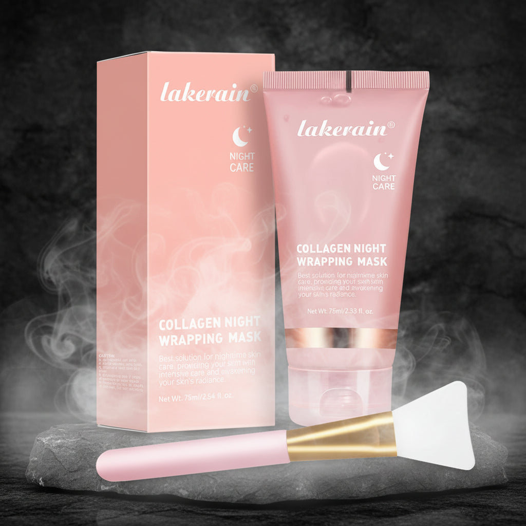 Mască Peel-Off Colagen Nocturnă cu Acid Hialuronic & Ceramide
