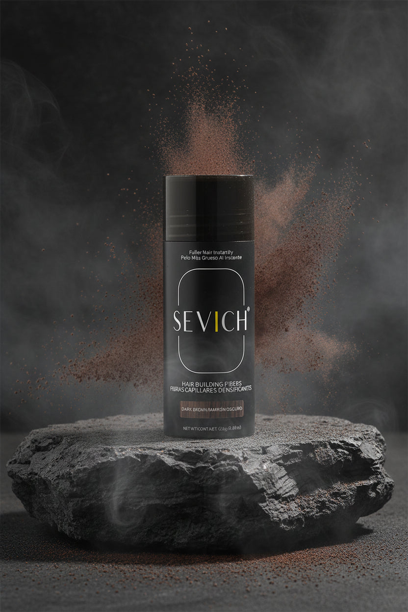 SEVICH Hair Building Fibers – Pudra Densificare Păr în 5 Secunde | 10 Nuanțe | 25g/100g | CPNP