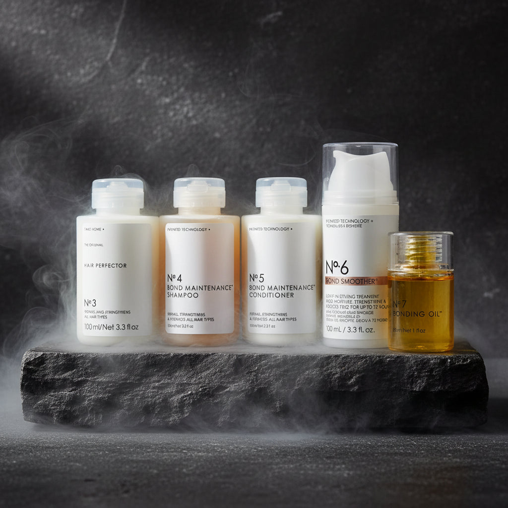 OEING Hair Care Shine Kit – Set Complet Îngrijire Păr No.3,4,5,6,7 | Mască, Șampon, Balsam & Bonding Oil | Anti-Frizz