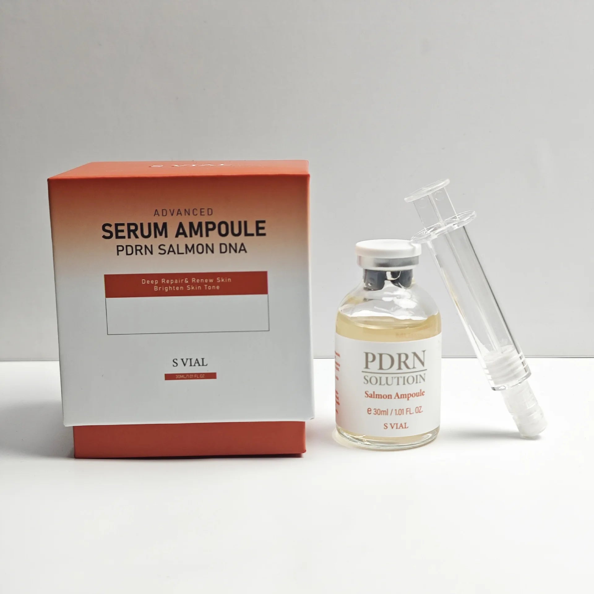 PDRN Salmon DNA Serum Ampoule Advanced skincare Deep Repair Renew Skin Brighten Tone Strengthen Barrier firming Facial Essence