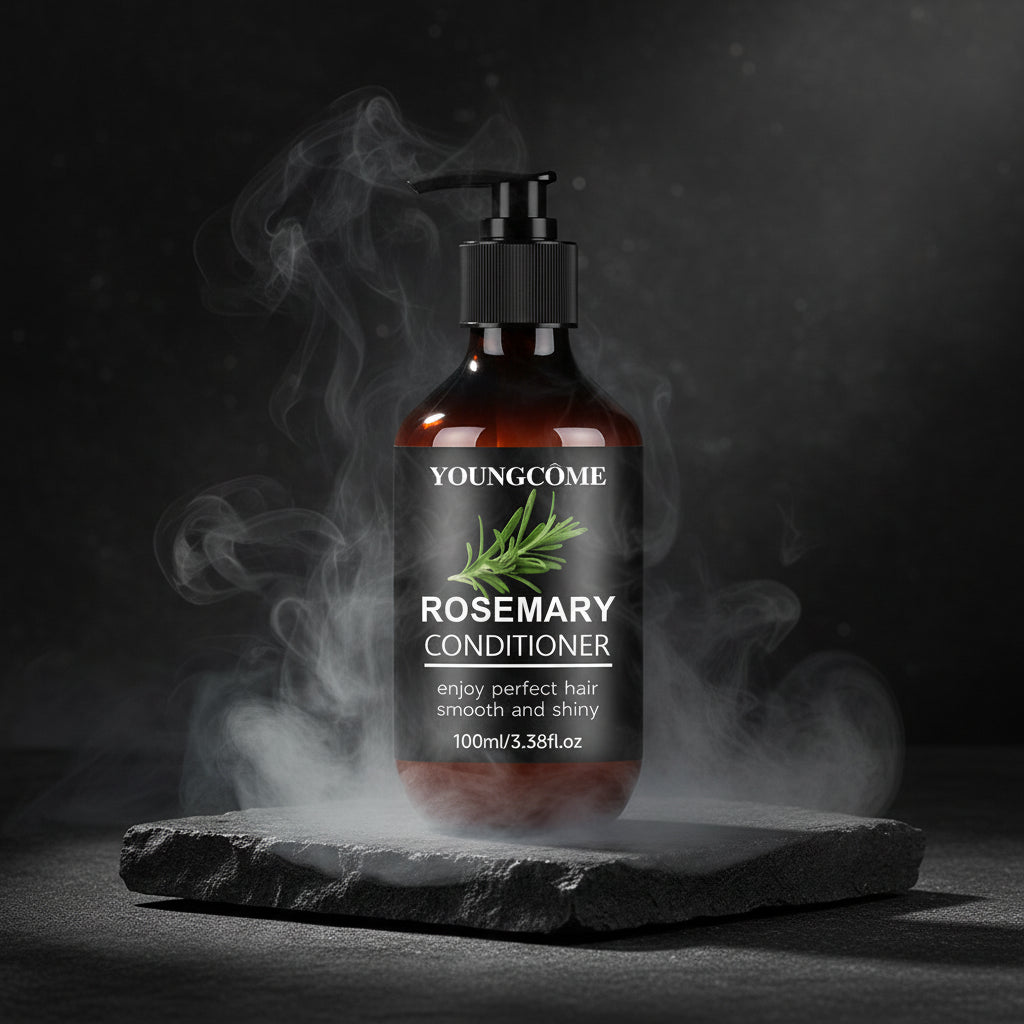 YOUNGCOME Rosemary Hair Care Kit 4in1 – Mask + Șampon + Balsam + Ulei cu Biotină | Anti-Cădere & Creștere | CPNP