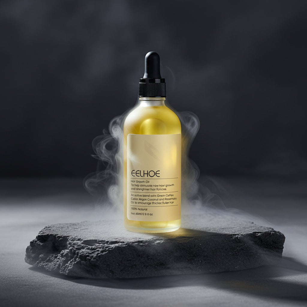 eelhoe Ulei Natural Creștere Păr cu Rozmarin 60ml – Anti Cădere, Hidratare & Reparare | 1/2/3 buc