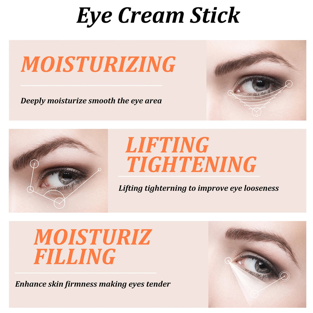 Hoygi Snail Eye Cream Stick cu Retinol, Colagen & Mucină de Melc