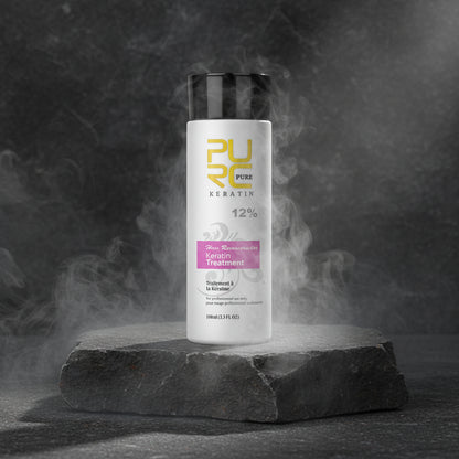 PURC Keratin Treatment Brazilian 100ml – Îndreaptă Părul Ondulat & Creț | Efect 3-4 Luni | 4 Concentrații