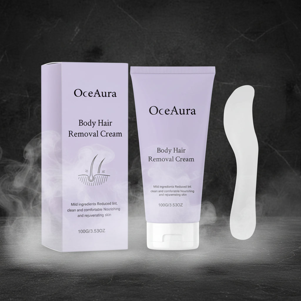 Cremă Depilatoare Corp 100g – Blândă & Non-Iritantă cu Aloe & Glicerină | Picioare, Axile & Brațe