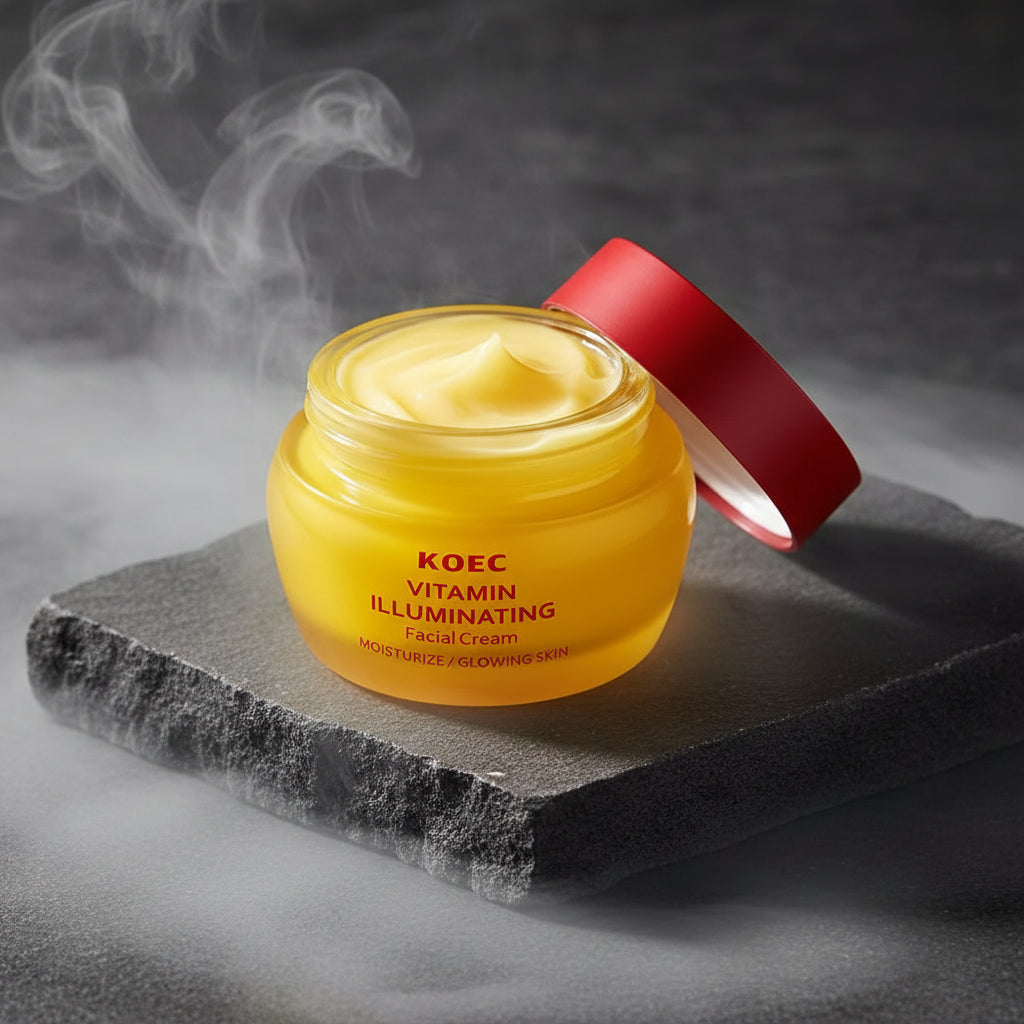 KOEC Bakuchiol Plumping Capsule Cream – Fermitate, Hidratare & Lumină | Alternativa Naturală la Retinol