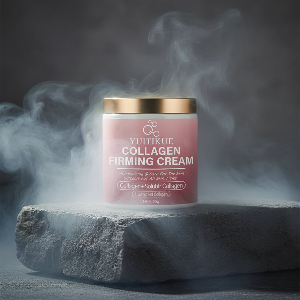YUITIKUE Collagen Firming Cream 100g – Cremă Fermitate Corp | Brațe, Talie & Picioare | Anti-Aging | CPNP