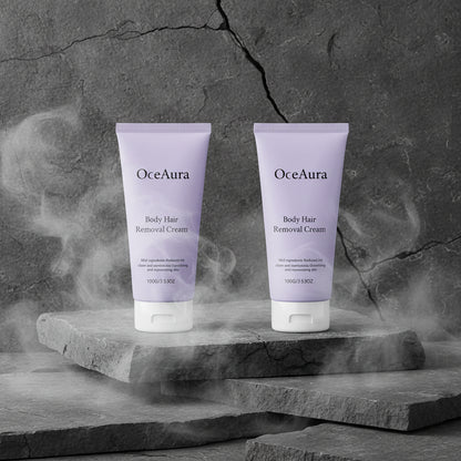 Cremă Depilatoare Corp 100g – Blândă & Non-Iritantă cu Aloe & Glicerină | Picioare, Axile & Brațe