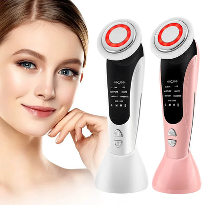 7-in-1 EMS Facial Massager – Electric Skin Care & Face Lifting Device