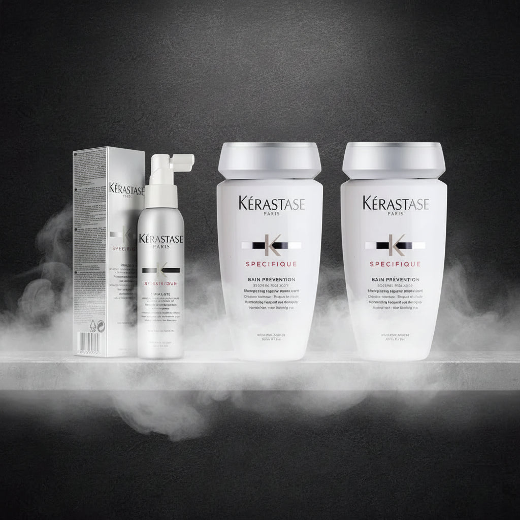 Kérastase Anti-Chute Set 3 Produse – Șampon 250ml x2 + Spray Întărire 125ml | Anti-Cădere | Made in France | CPNP