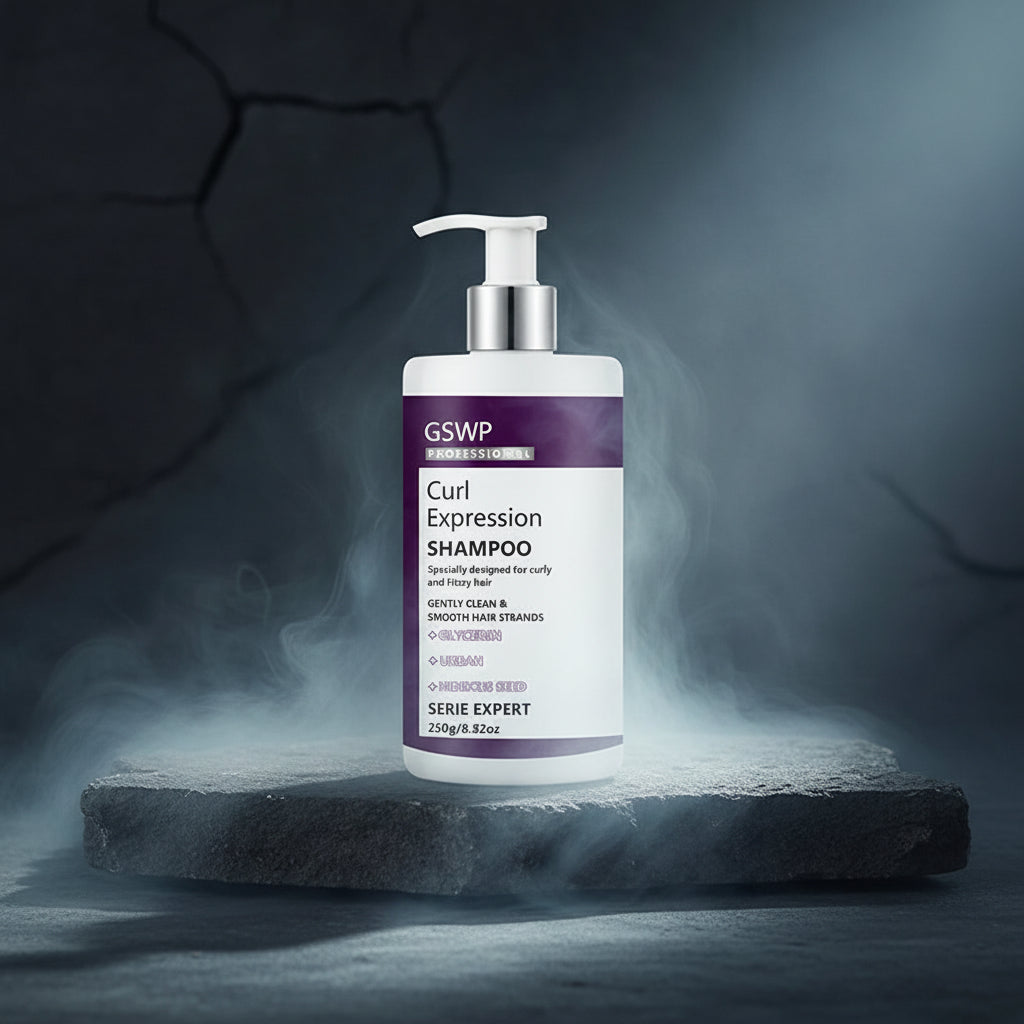 GSWP Curly Hair Shampoo 250g – Șampon Special Păr Creț, Uscat & Deteriorat | Hidratare & Netezire | CPNP