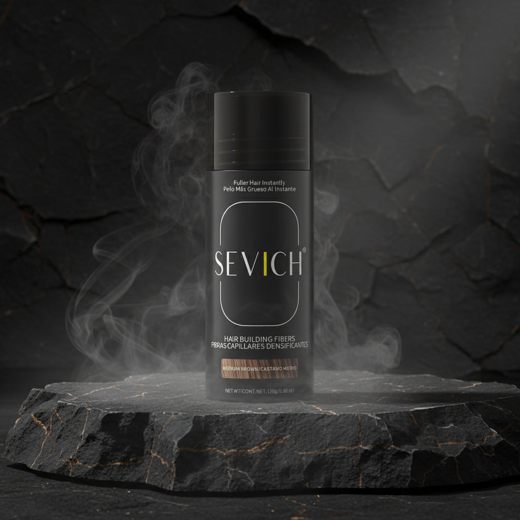 SEVICH Hair Building Fibers – Pudra Densificare Păr în 5 Secunde | 10 Nuanțe | 25g/100g | CPNP