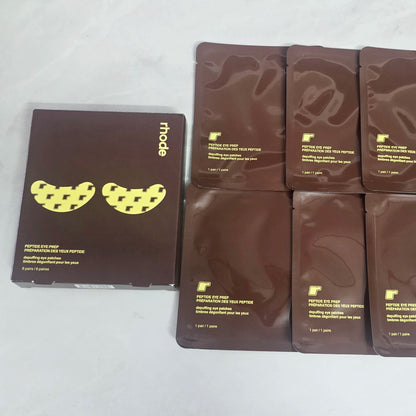 Rhode Skin Peptide Banana Eye Patches – Depuffing & Hidratare Zona Ochilor | + Lip Gloss & Blusher