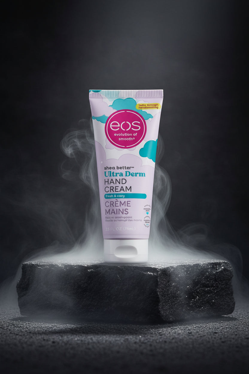 EOS Shea Better 74ml Hand Cream - Ultra Derm Moisturizing Shea Butter Enriched For Dry Cracked Skin Repair 24H Hand Skin Care