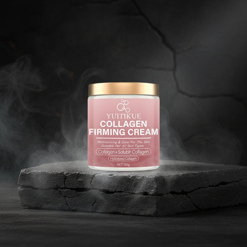 YUITIKUE Collagen Firming Cream 100g – Cremă Fermitate Corp | Brațe, Talie & Picioare | Anti-Aging | CPNP