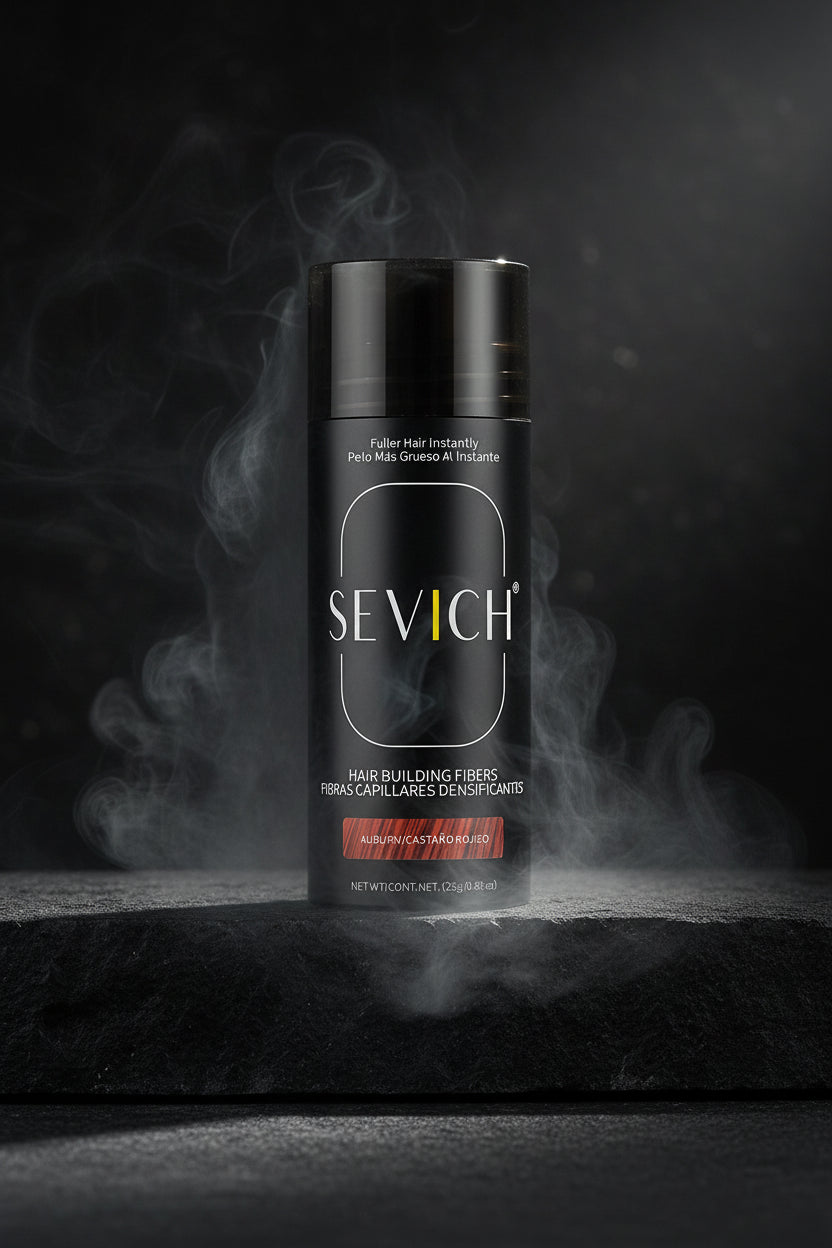 SEVICH Hair Building Fibers – Pudra Densificare Păr în 5 Secunde | 10 Nuanțe | 25g/100g | CPNP