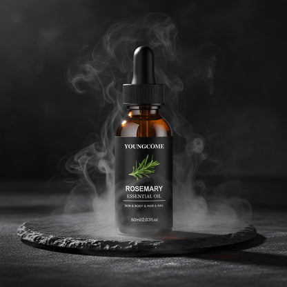 YOUNGCOME Rosemary Hair Care Kit 4in1 – Mask + Șampon + Balsam + Ulei cu Biotină | Anti-Cădere & Creștere | CPNP