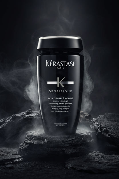 Kerastase Densifique Bain Densite Homme Daily Care Shampoo 250ml/8.5oz (Hair Visibly Lacking Density), Original Hair Care